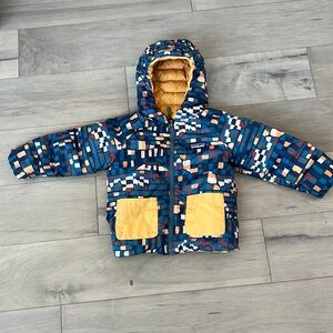 Patagonia Baby Reversible Down Sweater Hoody 2t